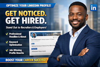 optimize your linkedin profile for jobs, personal branding