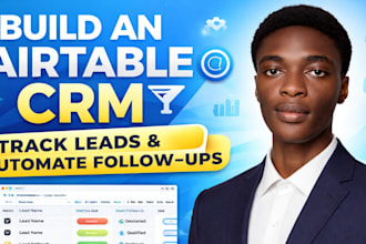 be airtable expert, setup airtable, softr webapp, airtable crm, n8n automation