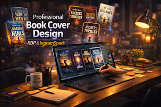 design your custom book cover for amazon and ingram spark