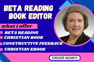 be beta read christian book, christian ebook, devotional, book editor