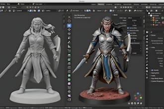 paint, slice your stl into 3mf for bambulab multicolor 3d printing 3d figure