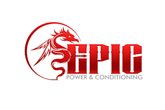 design epic power conditioning crossfit gym logo