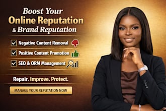 do online reputation management ORM, fix brand reputation with reverse SEO