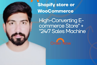build and rebuild a converting shopify or woocommerce store with pro branding