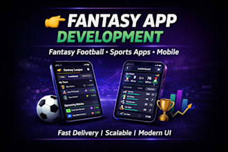 develop fantasy football app, fantasy sports app, mobile app
