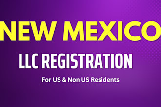 do new mexico llc registration with ein number for US and non residents