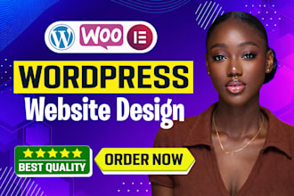 design and redesign wordpress website with elementor for your business webdesign