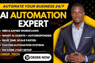 build ai automation agent, n8n autoresponder, and zapier workflow agent for you