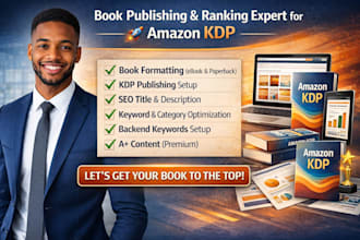 format, publish and rank your book on amazon KDP professionally