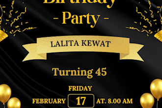 design birthday invitation and birthday template