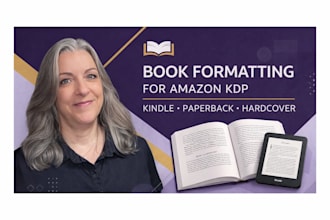 format your ebook paperback book for amazon KDP interior formatting