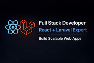build full stack app using react and laravel
