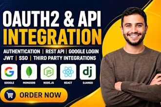setup oauth2 API integration, sso, jwt authentication, and google login