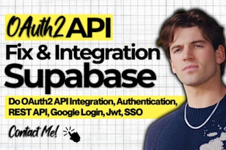 do oauth2 API integration, authentication, rest API, google login, jwt, sso