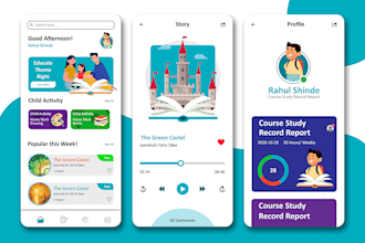 develop educational app, arabic kid learning app, online course app, quran app