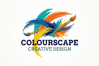 design a creative and professional painting logo