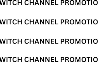 boost twitch live viewers organically with twitch channel promotion