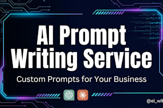 write custom ai prompts for your business needs