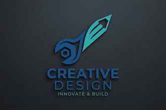 design a strong and professional wrench logo for your brand