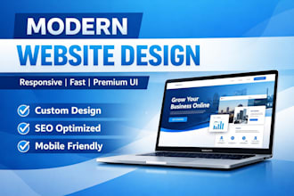 design and develop a full stake website for your business
