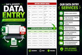 accurate data entry and data conversion
