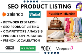 optimize zalando vinted vestiare yoox la redoute eu marketplaces product listing