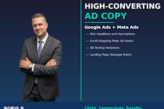 write high converting google ads and meta ads copy that drives sales