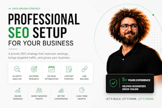 do a complete SEO setup for ecommerce business