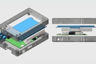 create 3d enclosure design manufacturing ready design product design, mechanical