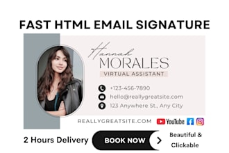 do fast clickable email signature