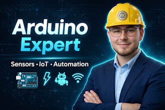 do arduino programming, esp32, esp8266, iot projects and sensor interfacing