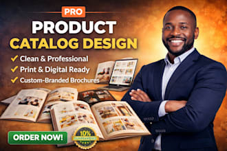 design professional product catalog, lookbook sell sheet, fashion catalogue