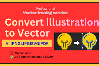 convert illustration to vector