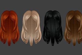 design custom roblox ugc hair that fits and looks right