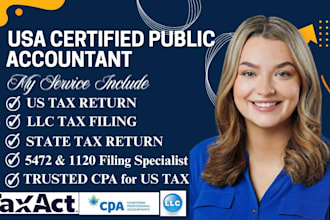 prepare and file us tax returns, amend us tax, 1040 as CPA