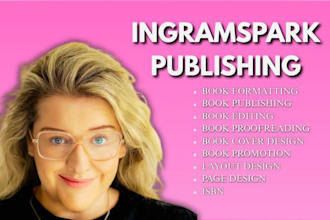 do ingramspark publishing and formaating, kdp book publishing