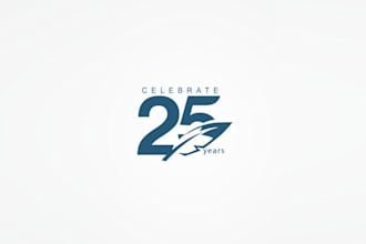 design powwows anniversary logo