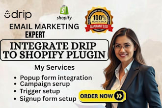 integrate drip shopify plugin drip website drip email automation