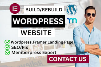 redesign rebuild wordpress website memberpress website redesign framer website