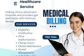 do medical billing, payment posting, denials management, rcm