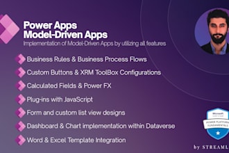 develop and create power apps and power automate solutions