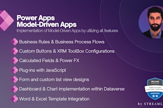 develop and create power apps and power automate solutions