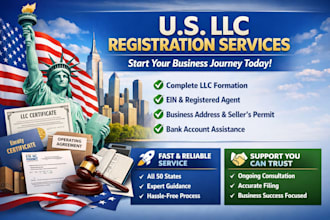 create USA llc registration llc formation with ein number full llc creation