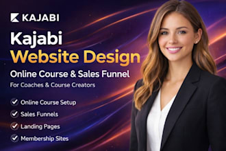 design kajabi website online course kajabi sales funnel landing page expert
