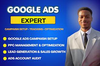 do ads setup, google ads management, PPC adwords as your ads manager