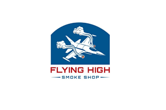 design propeller airplane showing fly high logo