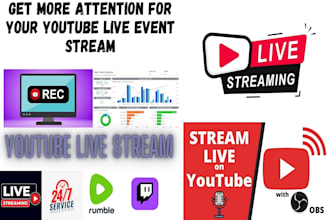 promote youtube live stream for gaming online event to gain live viewers