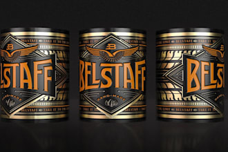 create premium cigar band and luxury label design