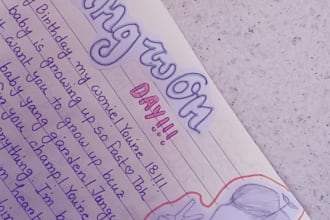write anything with my beautiful handwriting