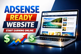 create google adsense website with proper ads placement and seo